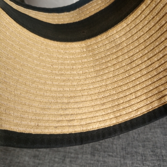 J. Crew Visor Packable Tan Black Wrap Around Adjustable One Size - Picture 9 of 12